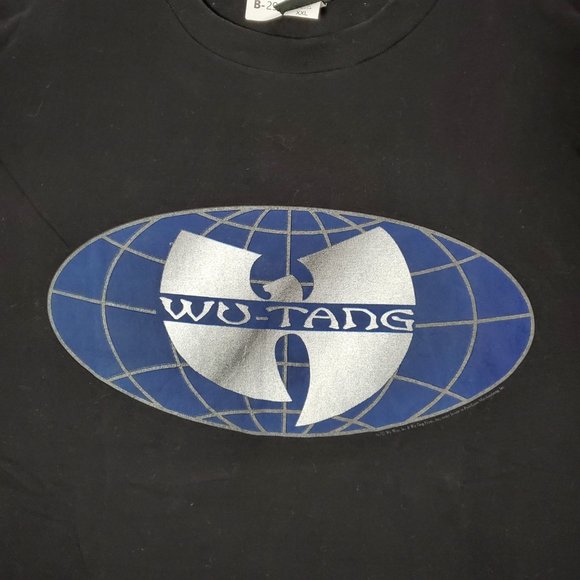 VINTAGE Wu Tang Clan Men Shirt 2XL 90s Method Man Ol Dirty‎ Bastard Raekwon Rza - Picture 10 of 14
